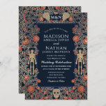 Elegant Gothic Victorian Gold Foil Wedding Invitation<br><div class="desc">This elegant and gothic wedding design. Perfect for a victorian,  gothic,  or Halloween wedding theme. You can customise this further by clicking on the "PERSONALIZE" button. Matching Items in our shop for a complete party theme. For further questions please contact us at ThePaperieGarden@gmail.com</div>