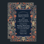 Elegant Gothic Victorian Gold Foil Wedding Invitation<br><div class="desc">This elegant and gothic wedding design. Perfect for a victorian,  gothic,  or Halloween wedding theme. You can customise this further by clicking on the "PERSONALIZE" button. Matching Items in our shop for a complete party theme. For further questions please contact us at ThePaperieGarden@gmail.com</div>