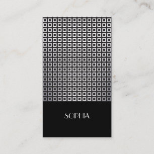 Elegant Gradient Patterned Professional Business Card