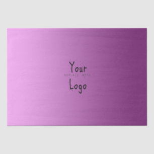 Elegant Gradient Pink with Custom Logo Tissue Paper