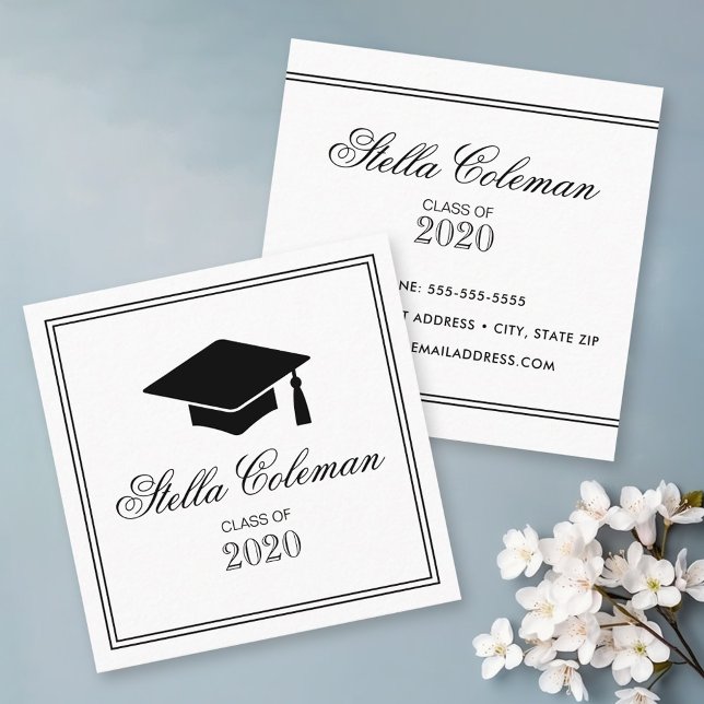 Elegant graduate graduation name card (Creator Uploaded)