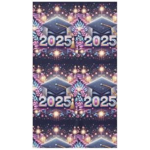Elegant Graduation 2025 Tablecloth