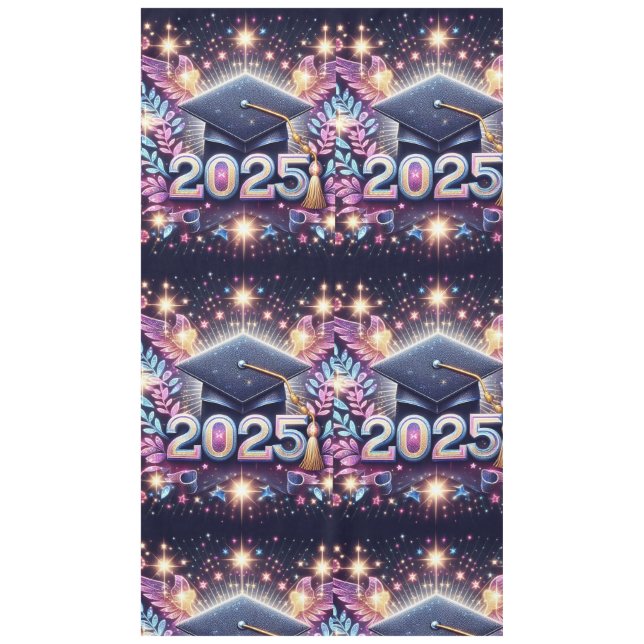 Elegant Graduation 2025 Tablecloth (Front)