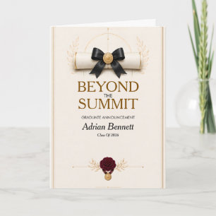 Elegant Graduation Announcement Invitation