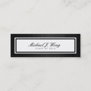 Elegant Graduation Announcement Name Cards