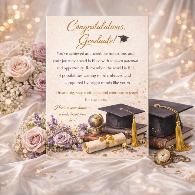 Elegant Graduation Card  (Creator Uploaded)