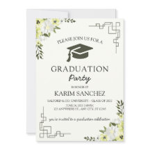 Elegant Graduation Celebration Invitation 2025
