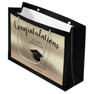 Elegant Graduation Class of 2022 Congratulations Large Gift Bag