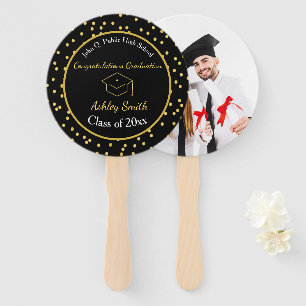 elegant Graduation Hand Fan