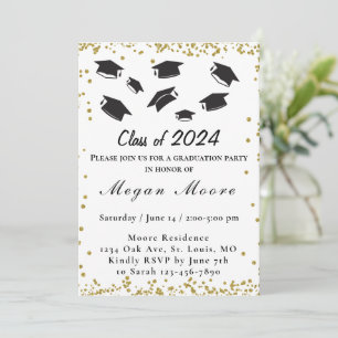 Elegant Graduation Invitation