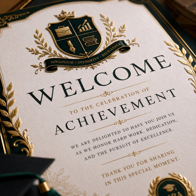 Elegant Graduation Invitation and Program Suite (Creator Uploaded)