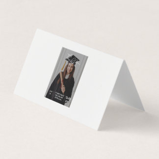 Elegant Graduation Invitation — "the Did It!