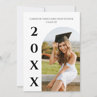 Elegant Graduation modern Invitation