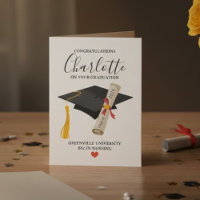 Elegant Graduation Name Diploma Design