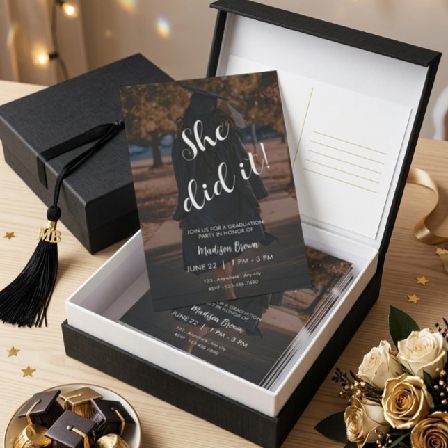 Elegant Graduation Party Invitation (Creator Uploaded)