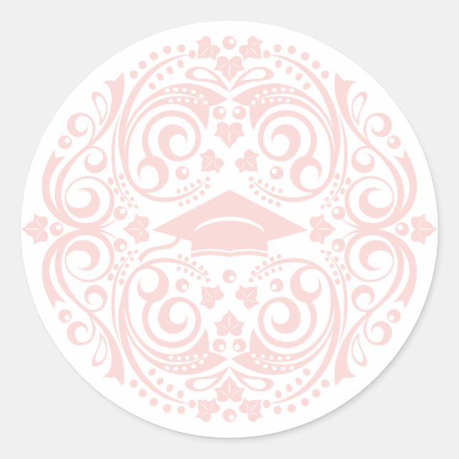 Elegant Graduation Sticker (Front)