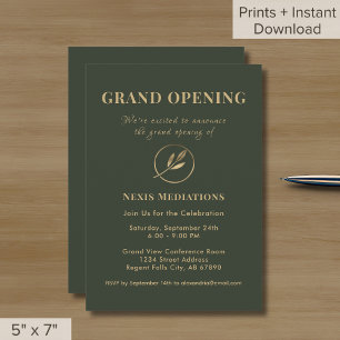 Elegant Grand Opening Invitation