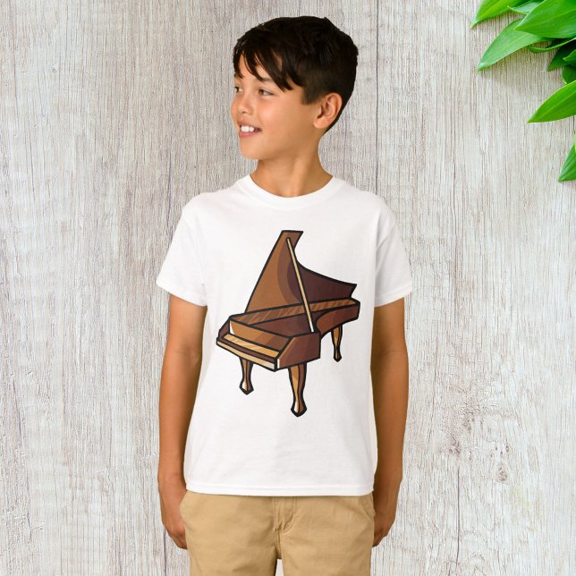 Elegant Grand Piano Music Lovers Design  T-Shirt (Creator Uploaded)