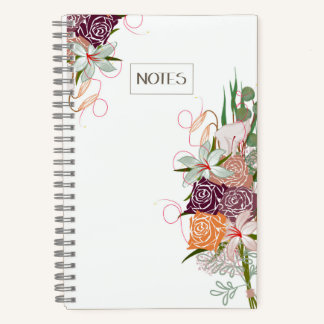 Elegant Gratitude Journal Floral Bouquet Design II