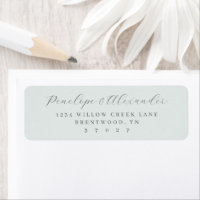 Elegant Gray Minimalist Calligraphy