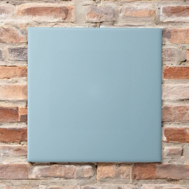 Elegant Grayish Blue Modern & Minimalist Design Ceramic Tile (Creator Uploaded)