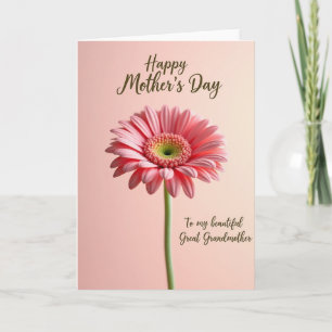 Elegant Great Grandmother Card