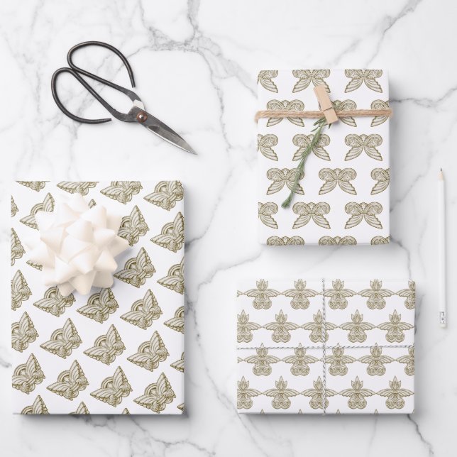 Elegant Greek or Roman birthday with stone element Wrapping Paper Sheet (Front)
