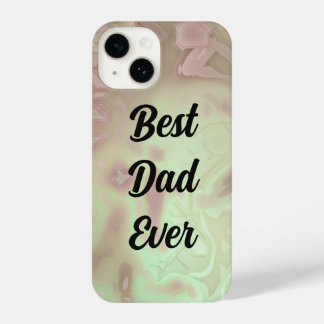 Elegant Green Best Dad Ever iPhone 14 Case