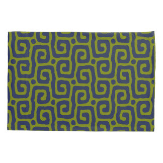 Elegant Green &blue Abstract pattern Pillowcase