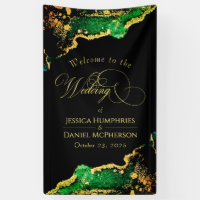 Elegant Green Bronze Gold Wedding