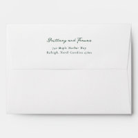 Elegant Green Calligraphy