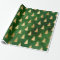Elegant green & gold Christmas tree pattern