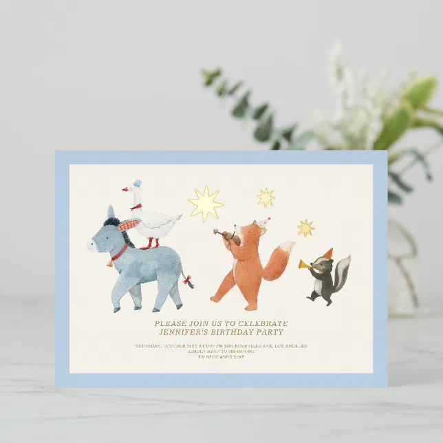 Paper Note Classy Elegant Green Gold Starry Christmas Family Photo Foil Holiday Card | Zazzle