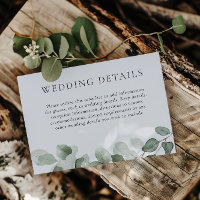  Elegant Green Leaf Wedding Details Reception
