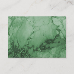 Elegant   Green Marble Business Cards