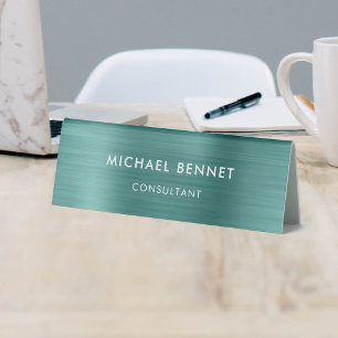 Elegant Green Metallic Professional Business