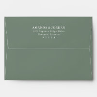 Elegant Green Minimalist Typographic