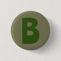 Elegant Green Monogram Initial Letter
