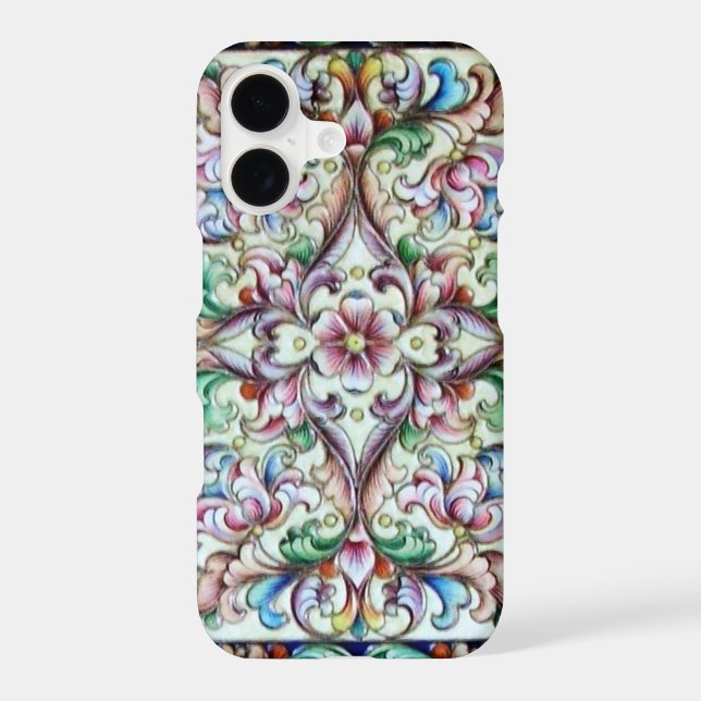 ELEGANT GREEN PINK FLORAL FANTASY (Back)