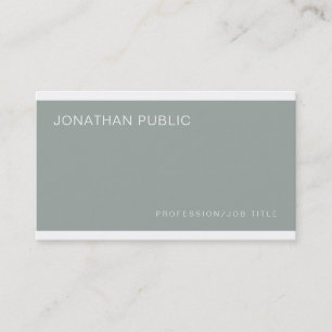 Elegant Green Sleek Design Luxury Professional Business Card