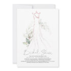 Elegant Greenery and Wedding Dress Bridal Shower I