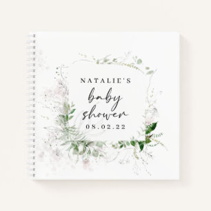 Elegant Greenery Baby Shower Guest Book