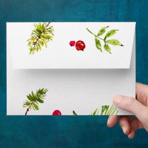 Elegant Greenery Botanical  Envelope