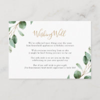 Elegant Greenery Eucalyptus Wishing Well