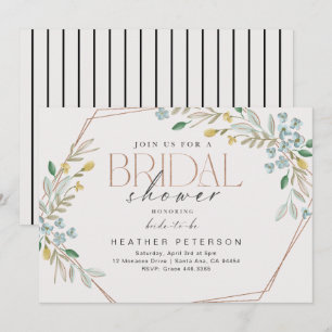 Elegant Greenery Invitation