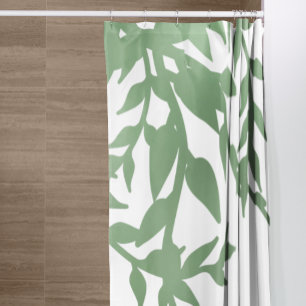 Elegant Greenery Shower Curtain