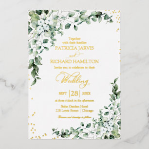 Elegant Greenery Wedding Watercolor