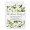 Elegant Greenery White Floral Christmas Party