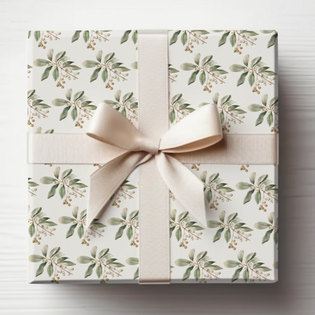 Elegant Greenery Wrapping Paper (Elegant Greenery Wrapping Paper
)