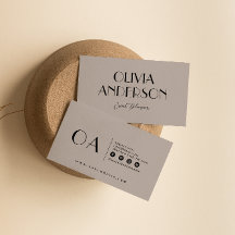 Elegant Grey Minimalist Nuetral Boho Chic Modern  